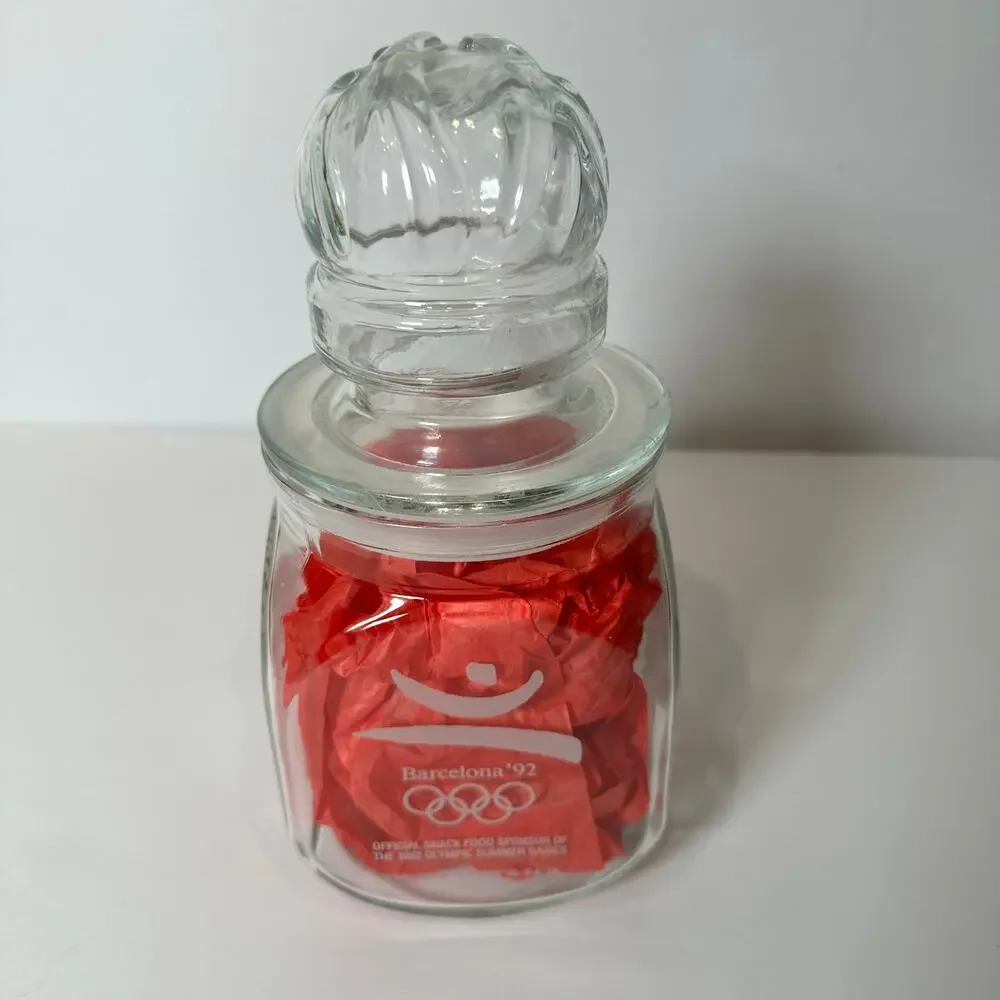 Olympics Candy Jar Snickers Barcelona '92 Albertville '92 Collectible